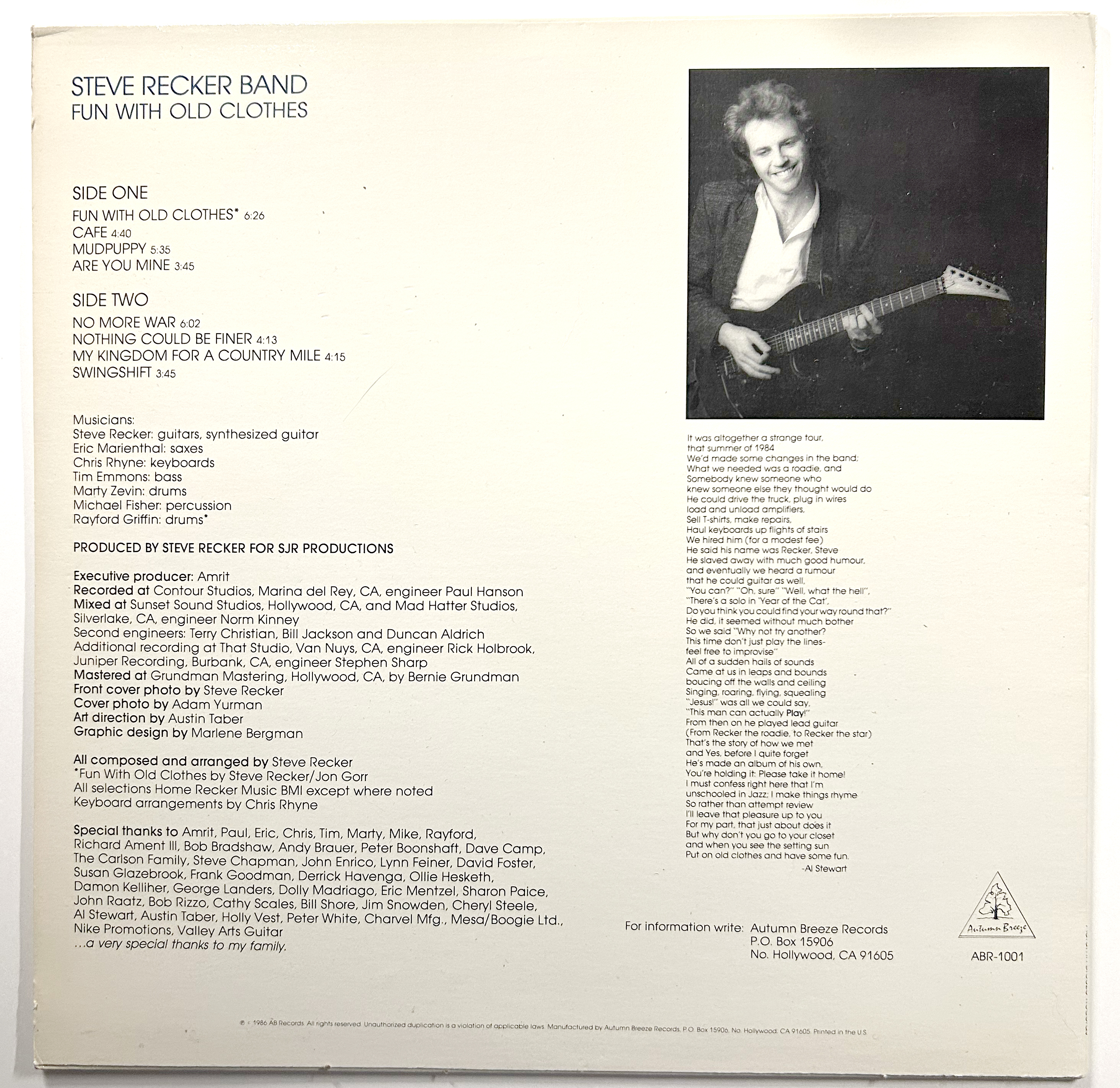 Fun With Old CLothes back cover