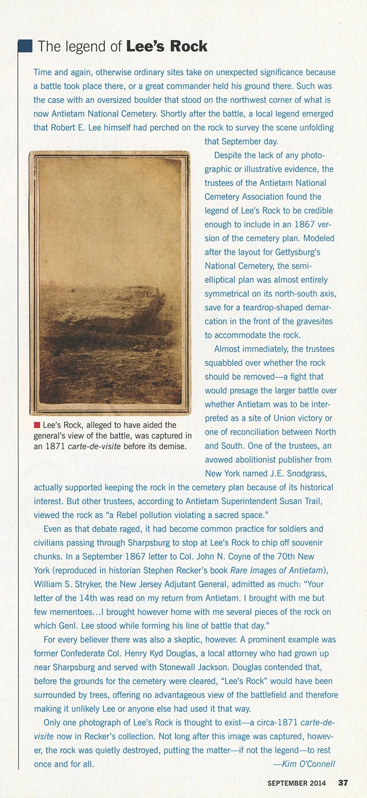 Legend of Lee's Rock